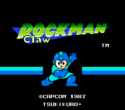 Rockman Claw Title Screen